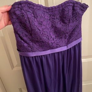 Purple prom/bridesmaid dress